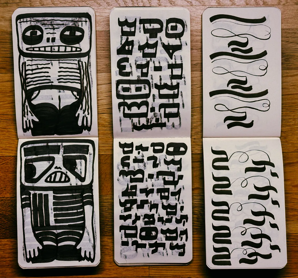 Some of my 2024 sketchbooks